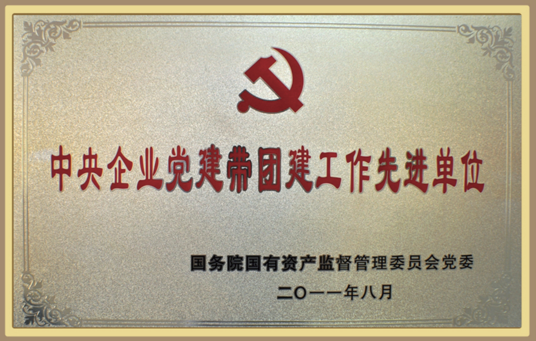 中央党建荣誉单位
